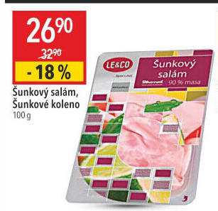 Salám šunkový LE&amp