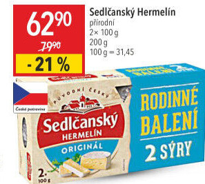 Sýr Hermelín Sedlčanský