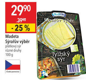 Sýr tylžský Sýrařův výběr Madeta