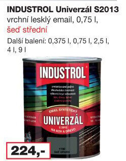 Nátěr na kov a dřevo Univerzál lesk Industrol