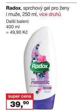 Sprchový gel Radox