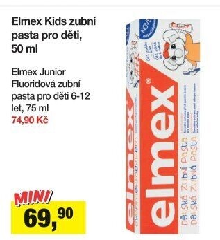 Pasta na zuby dětská Elmex