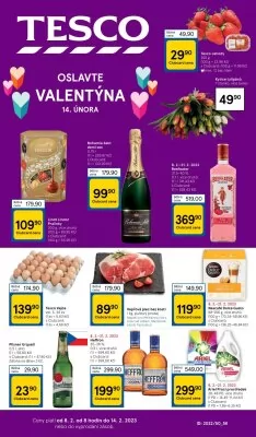 akční leták Tesco 8.2.2023-14.2.2023