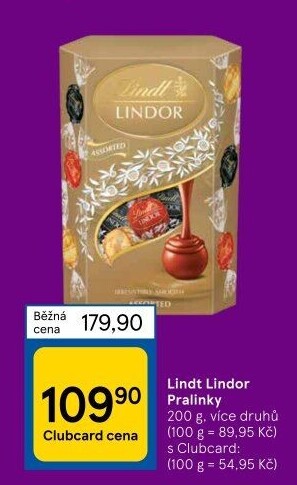 Bonboniéra Pralinky Lindor Lindt