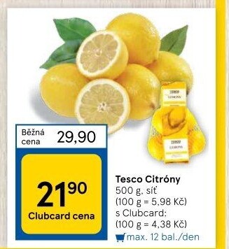 Citrony Tesco