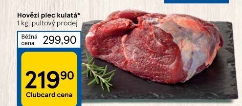 Hovězí plec kulatá - falešná svíčková