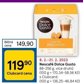 Kapsle Dolce Gusto Nescafé
