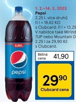Limonáda Pepsi