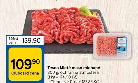 Mleté maso mix Tesco