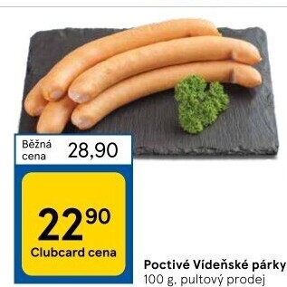Párky vídeňské poctivé