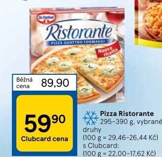 Pizza mražená Ristorante Dr. Oetker