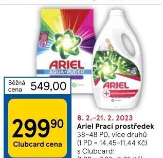 Prací prostředky Ariel