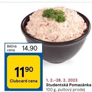 Studentská pomazánka