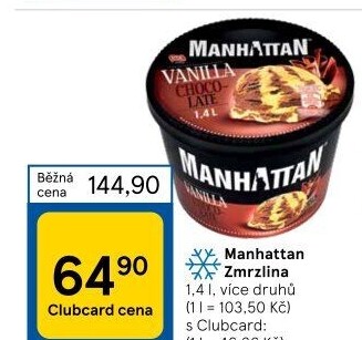 Zmrzlina v kelímku Manhattan Nestlé