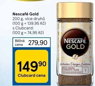 Instantní kávy Nescafé Gold