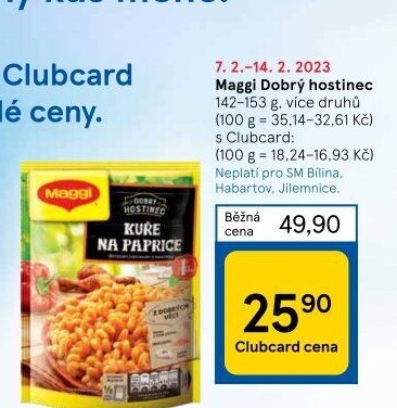 Jídla instantní Dobrý hostinec Maggi