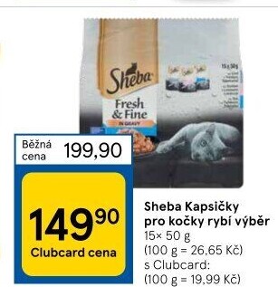 Kapsičky pro kočky Sheba