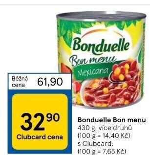 Konzervy Bon Menu Bonduelle