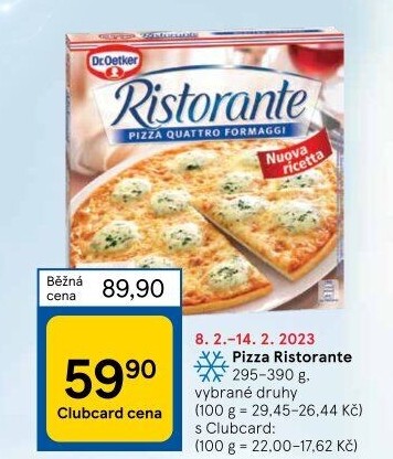 Pizza mražená Ristorante Dr. Oetker