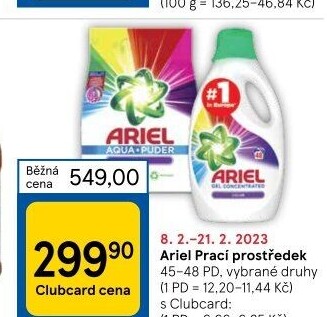 Prací prostředky Ariel