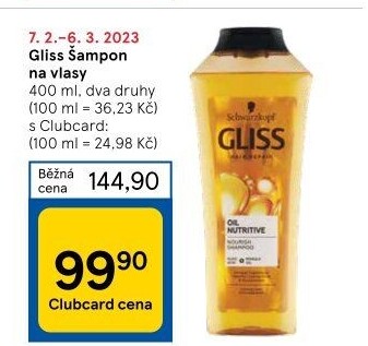 Šampon Gliss Schwarzkopf