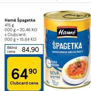 Špagetka Hamé