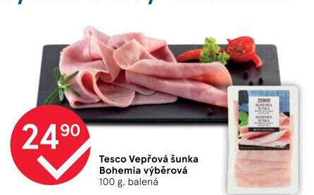 Šunka vepřová výběrová Bohemia Tesco