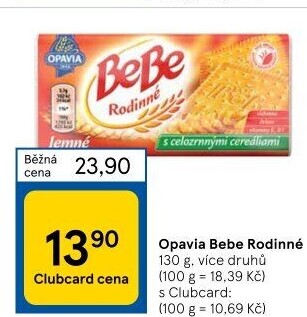 Sušenky Rodinné BeBe Opavia
