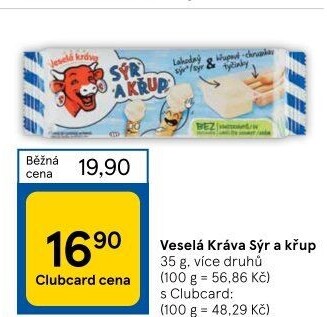 Sýr a křup Veselá kráva