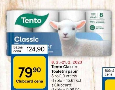 Toaletní papír 3vrstvý Tento