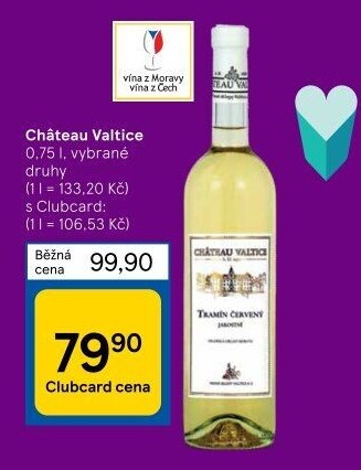 Vína Chateau Valtice