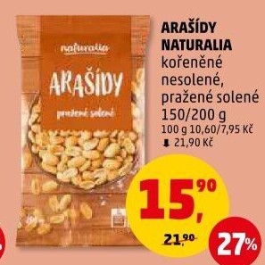 Arašídy kořeněné Naturalia