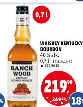 Bourbon whisky Ranch Wood Kentucky