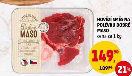 Hovězí polévková směs Dobré maso