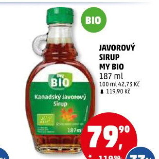 Javorový sirup My BIO
