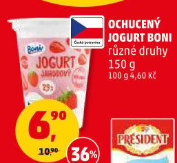 Jogurt ochucený Boni