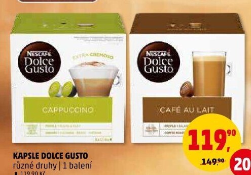 Kapsle Dolce Gusto Nescafé