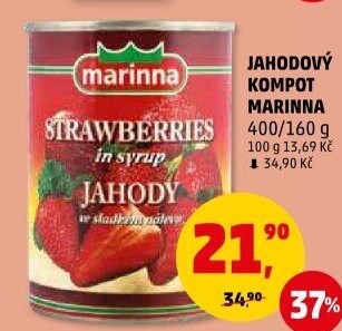 Kompot jahody Marinna