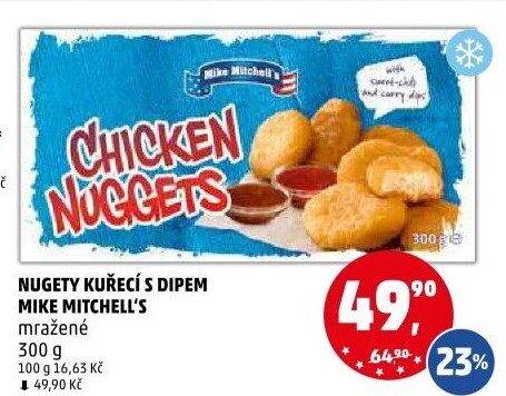 Kuřecí nugetky mražené Mike Mitchell'