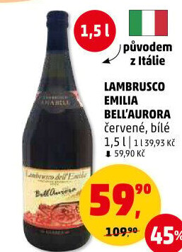 Lambrusco Emilia Bell'