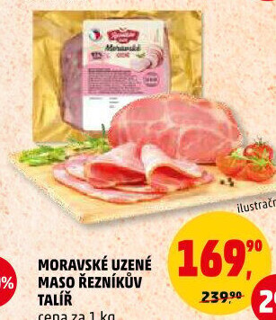 Moravské maso uzené Řezníkův talíř