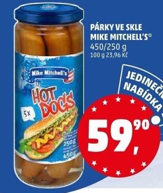 Párky ve skle Mike Mitchell'