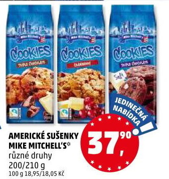 Sušenky americké Mike Mitchell'