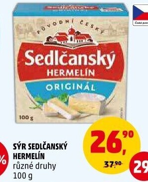 Sýr Hermelín Sedlčanský