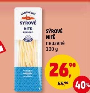 Sýrové nitě Bánovecké Milsy
