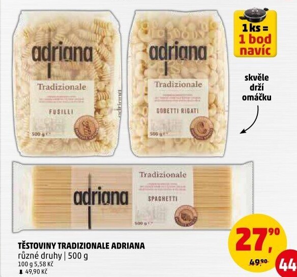 Těstoviny Tradizionale Adriana