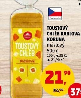 Toustový chléb Karlova Koruna