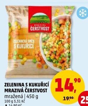 Zeleninová směs s kukuřicí mražená Mrazivá Čerstvost