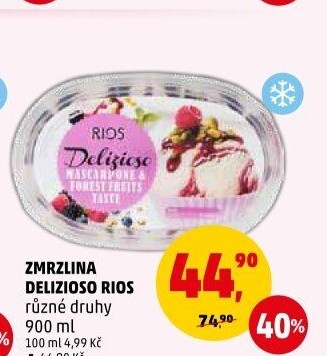 Zmrzlina ve vaničce Delizioso Rios