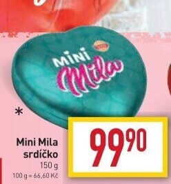 Bonboniéra srdce mini oplatky Mila Sedita